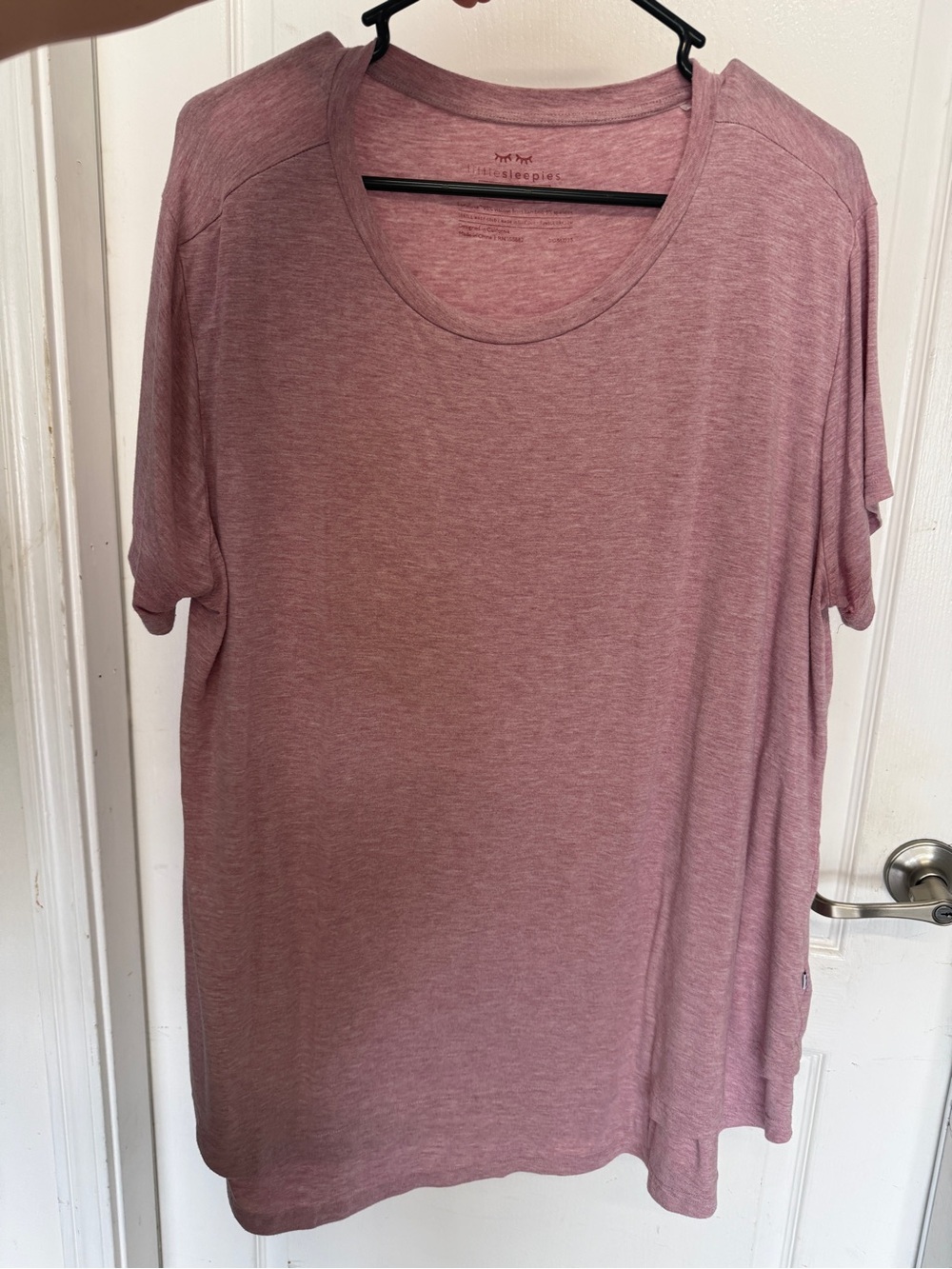 Little Sleepies Heather Mauve Nursing Top